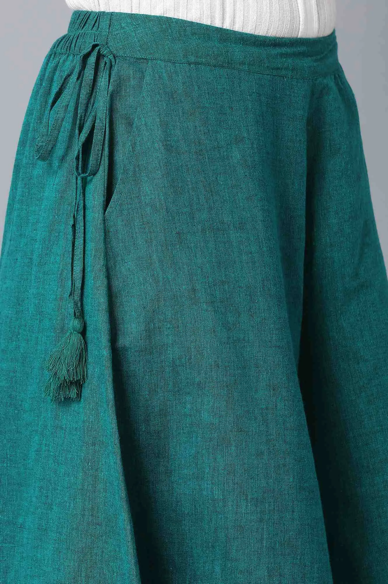 Green Straight Culottes