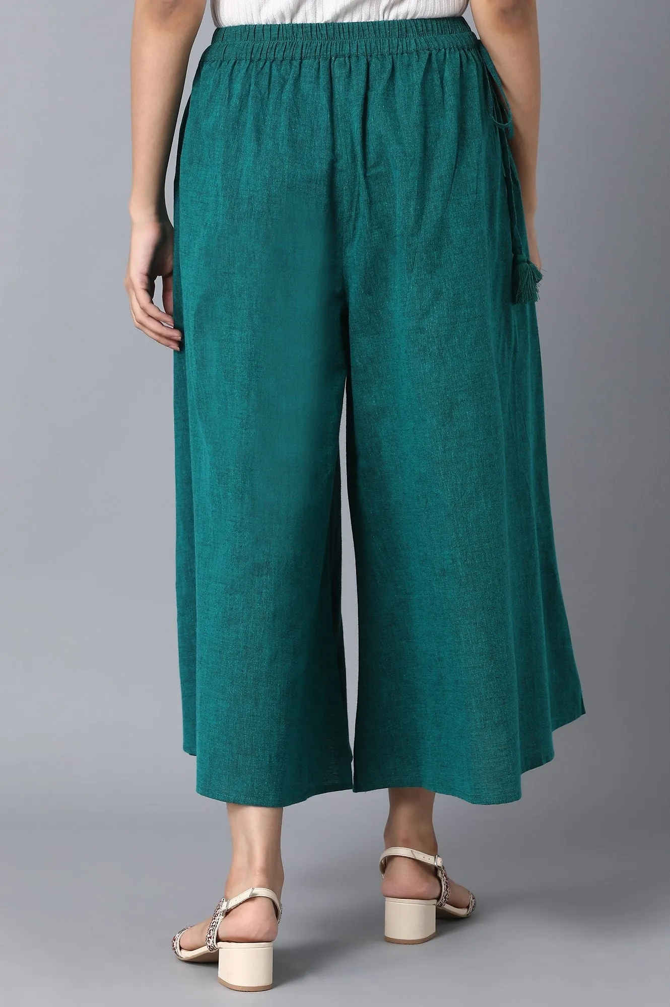 Green Straight Culottes