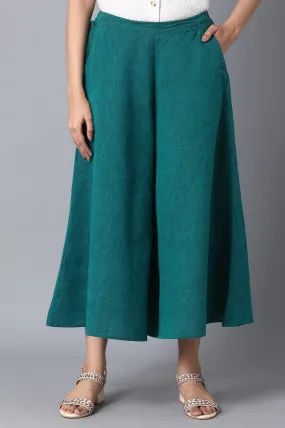 Green Straight Culottes