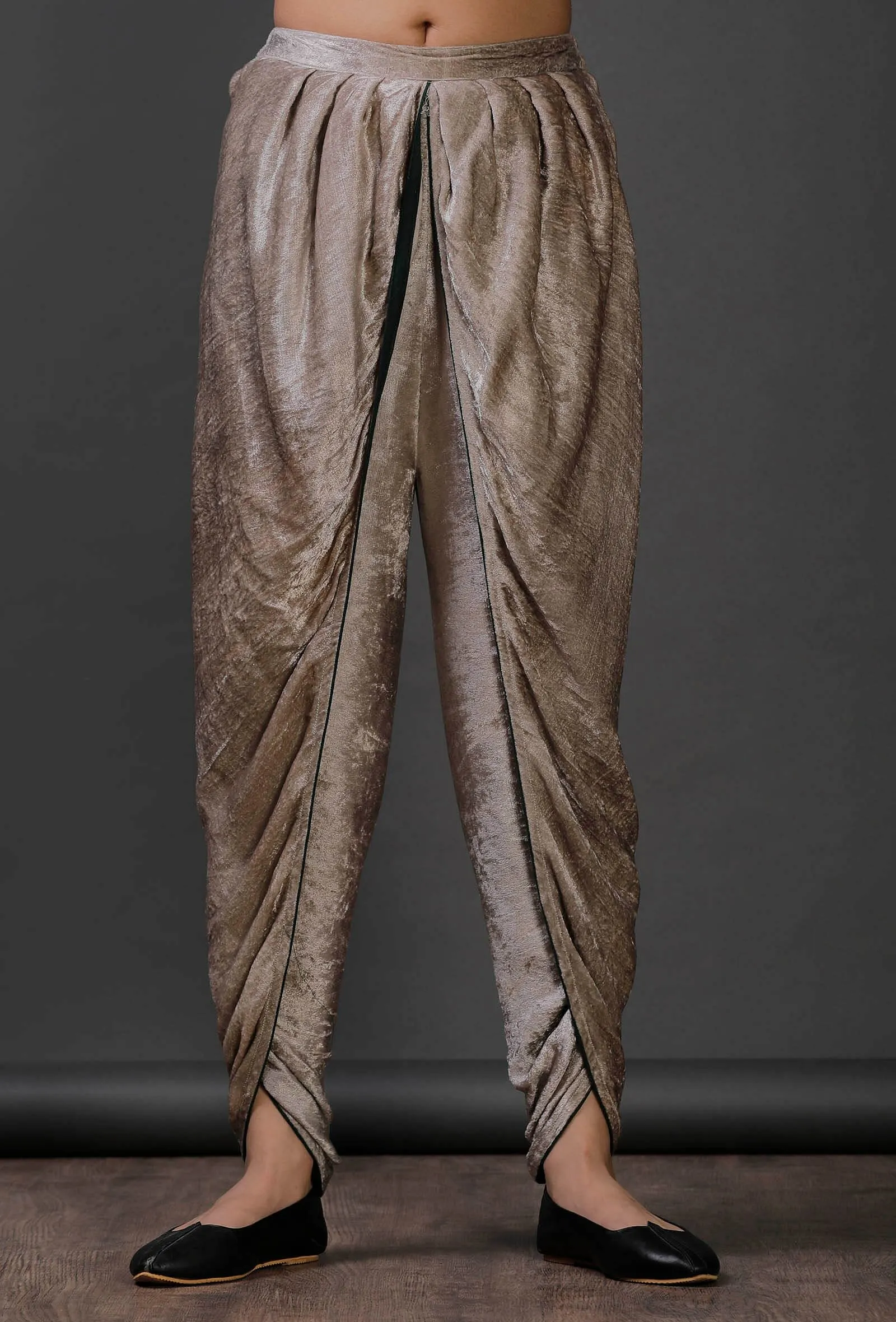 Grey Velvet Salwar
