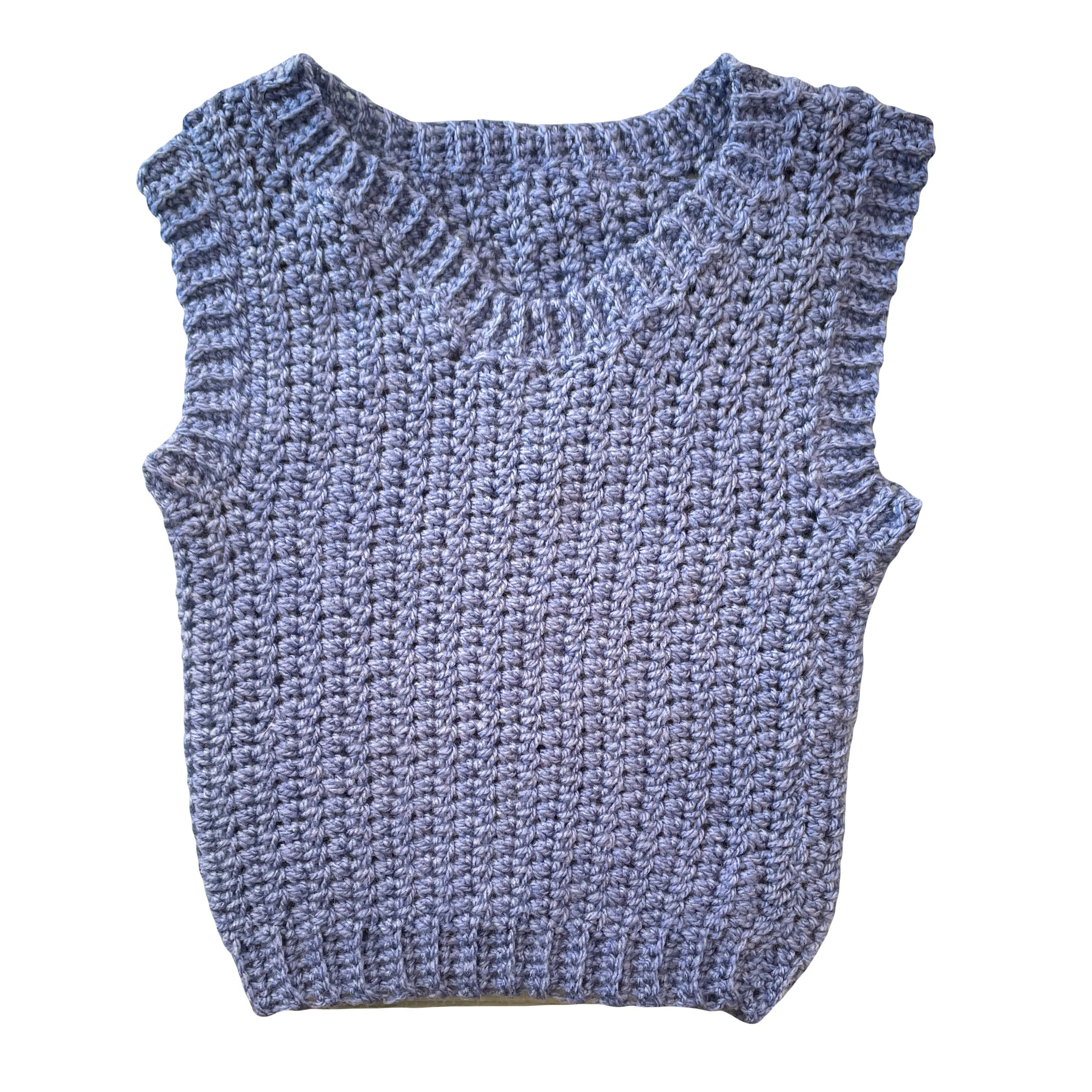 Hand Crocheted Sweater Vest