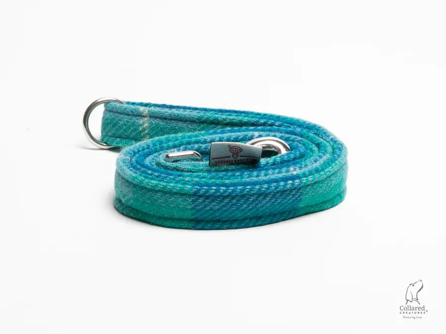 Harris Tweed Seabreeze Check Dog Collar