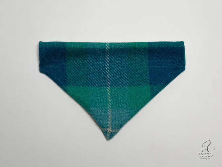 Harris Tweed Seabreeze Check Dog Collar