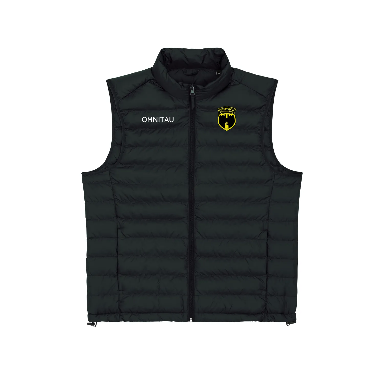 Hemyock FC Team Sports Padded Gilet - Black