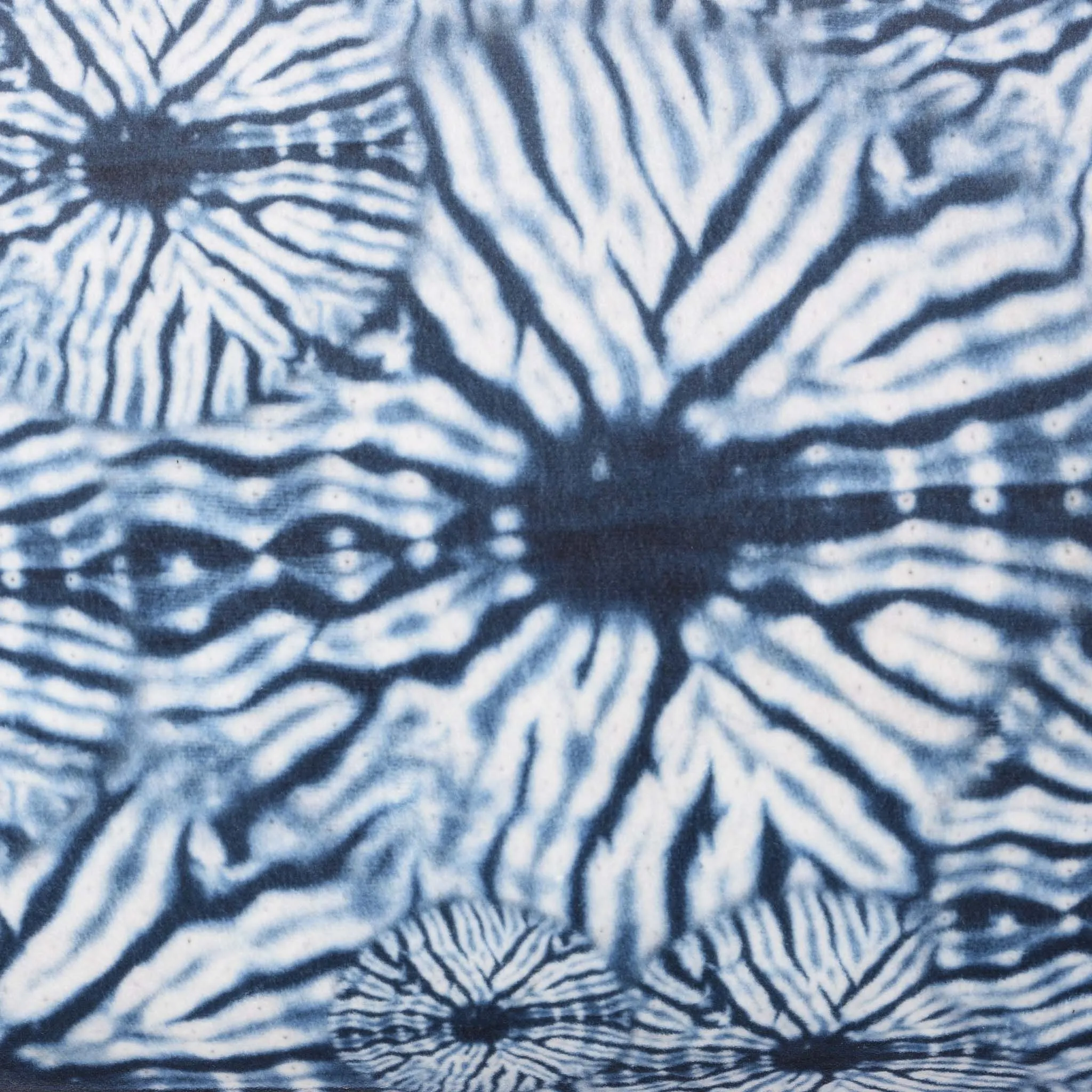 Indigo Itajime Grid Long Cushion by Tatie Lou & Pad