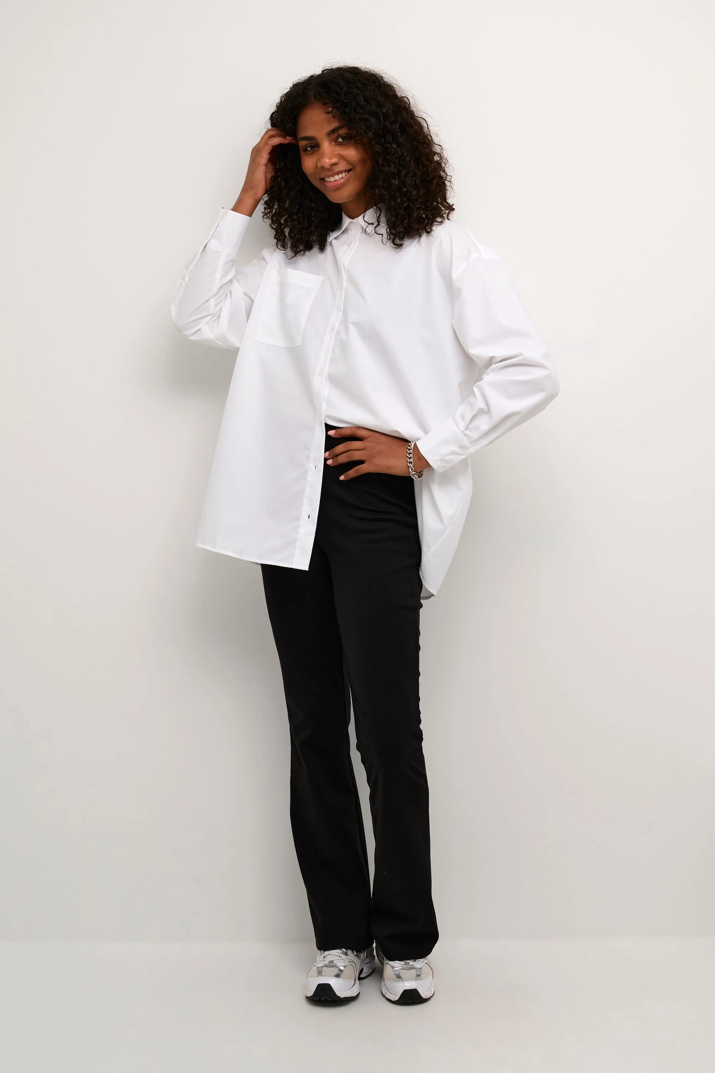Jenny Flared Leggings - Black Deep