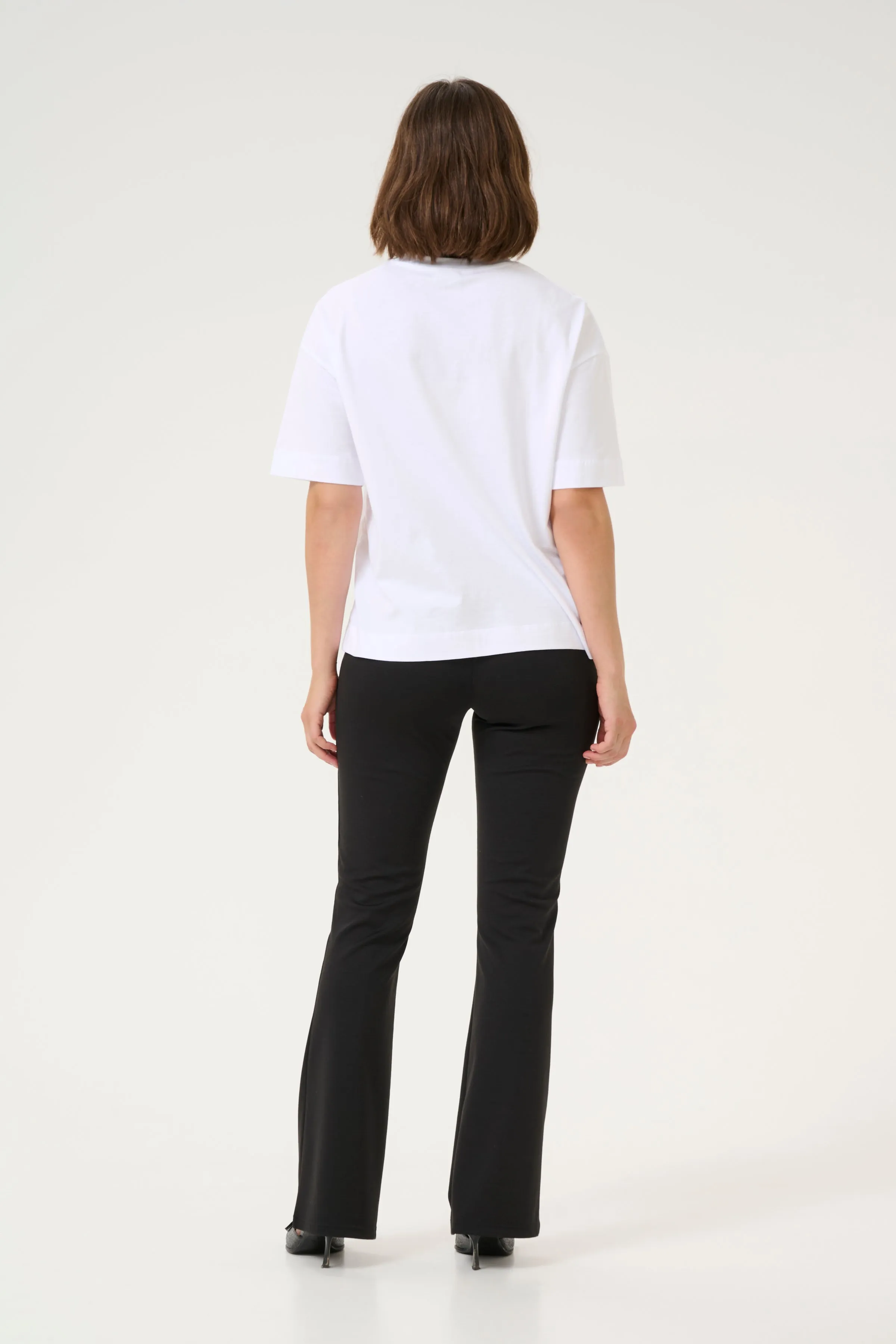 Jenny Flared Leggings - Black Deep