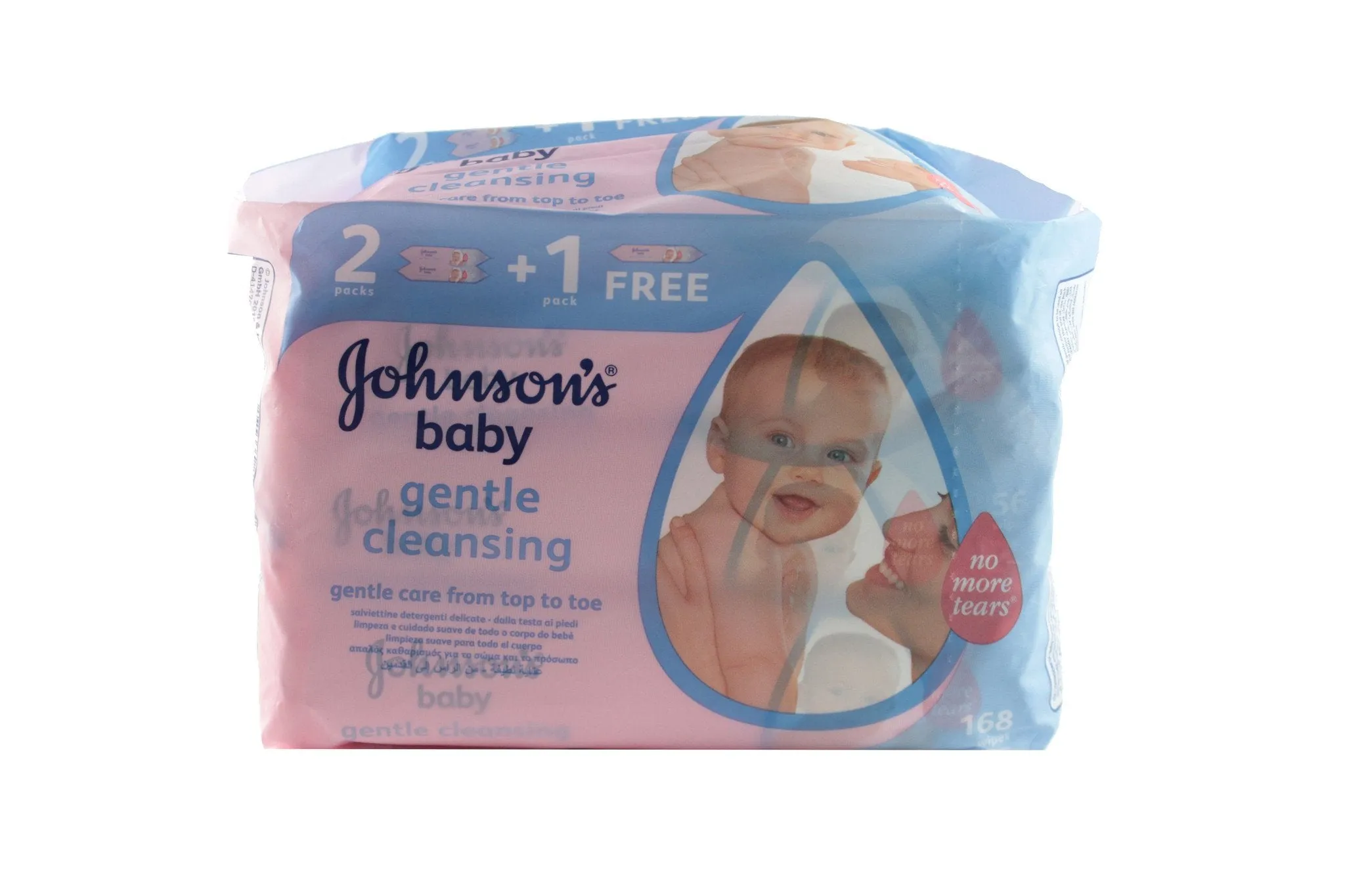 Johnson's Gentle Cleansing Wipes (6 x 56 Wipes)