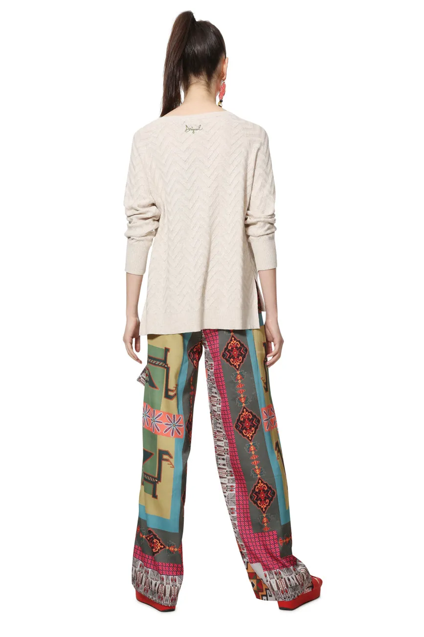 Kenmare Floral Sweater Desigual Style 19SWJF47