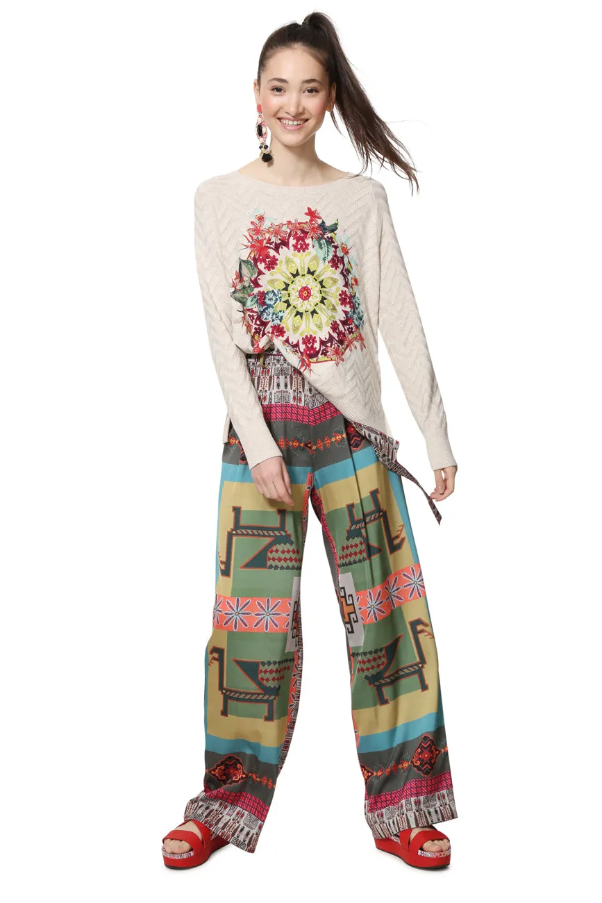 Kenmare Floral Sweater Desigual Style 19SWJF47