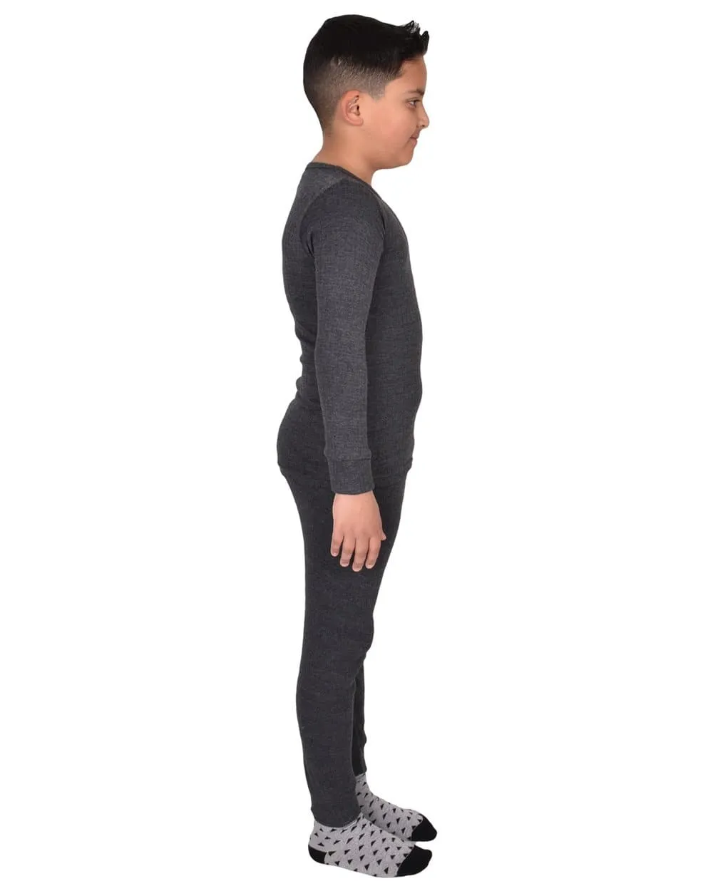 Kids Long John's Long Sleeve Thermal Underwear Set