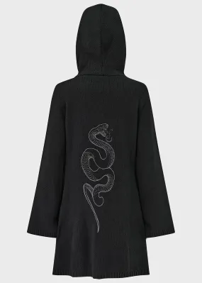 Killstar Venomheart Snake Hooded Vest Black