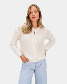 Knitted Cardigan White