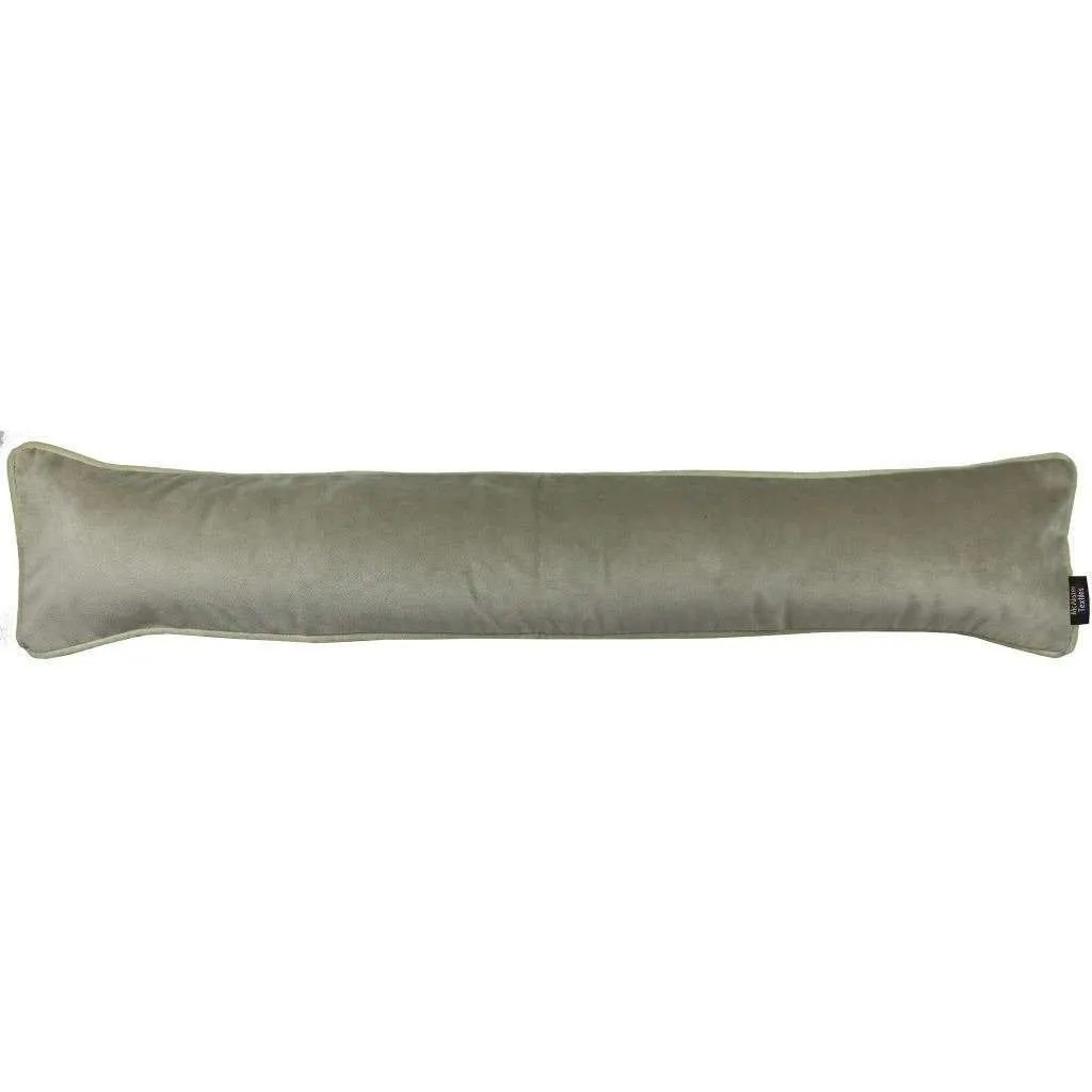 Matt Beige Mink Velvet Draught Excluder