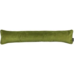 Matt Lime Green Velvet Draught Excluder