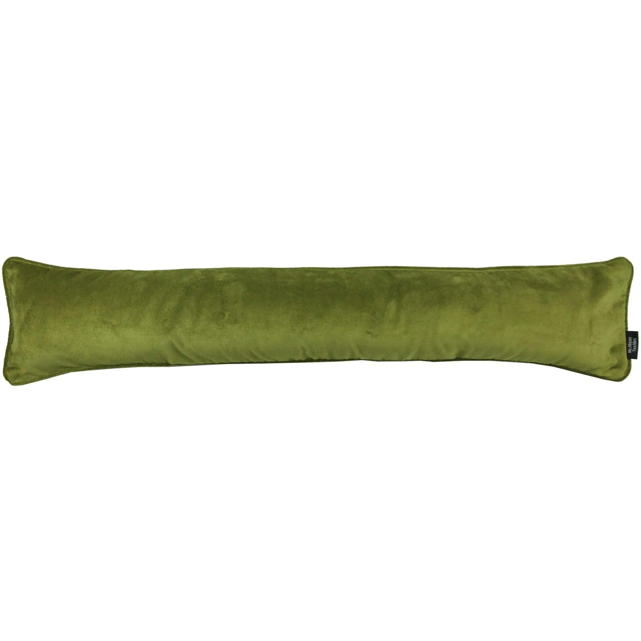 Matt Lime Green Velvet Draught Excluder
