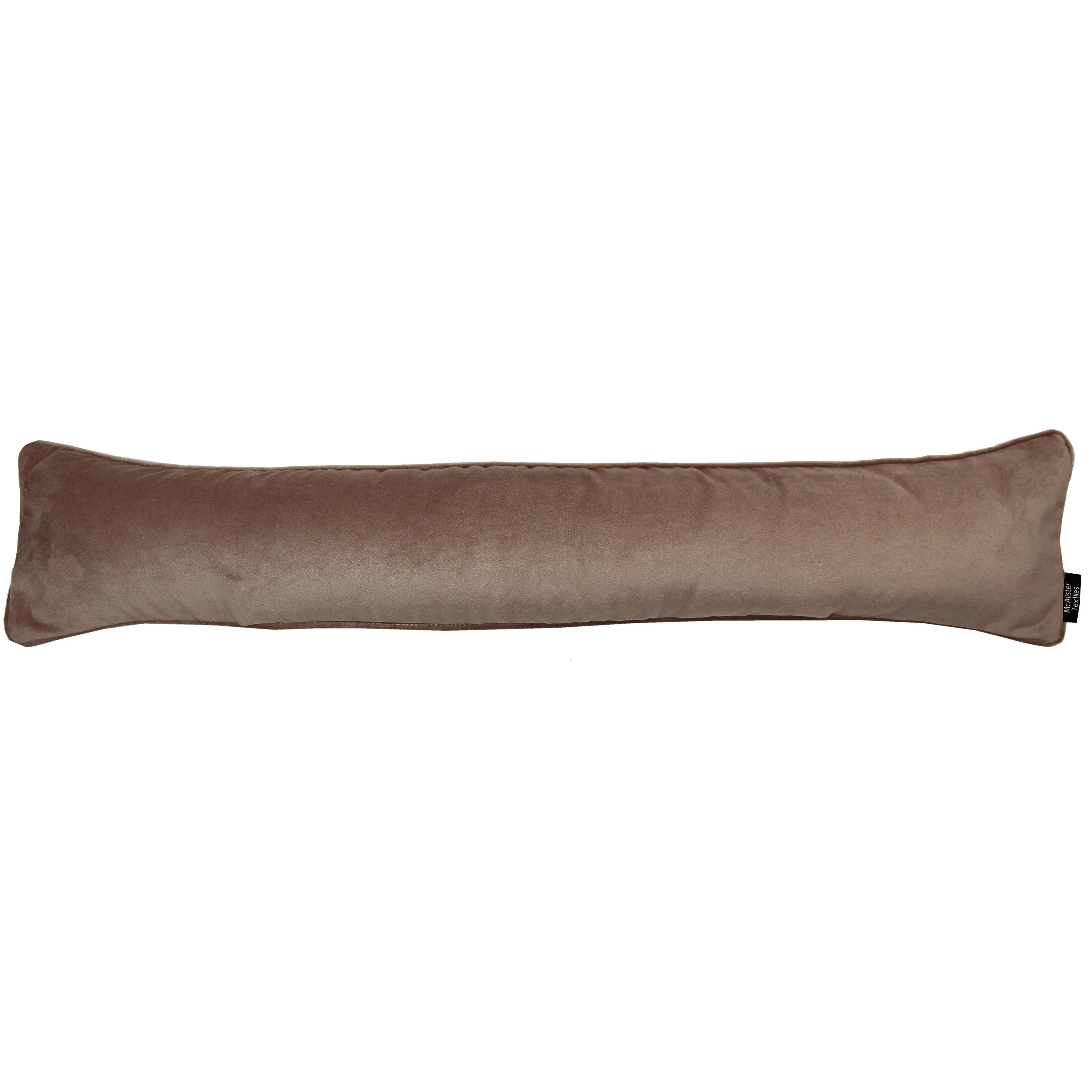 Matt Mocha Brown Velvet Draught Excluder