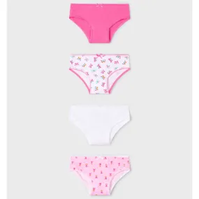 Mayoral Girls 4 Pack Underwear Set 10901 Pink