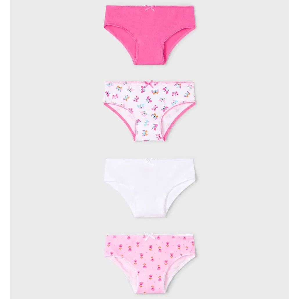 Mayoral Girls 4 Pack Underwear Set 10901 Pink