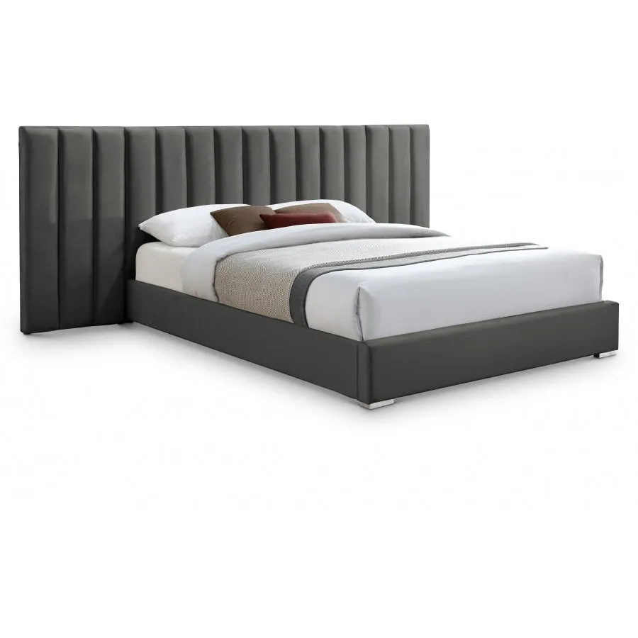 Meridian Furniture Pablo Velvet Bed