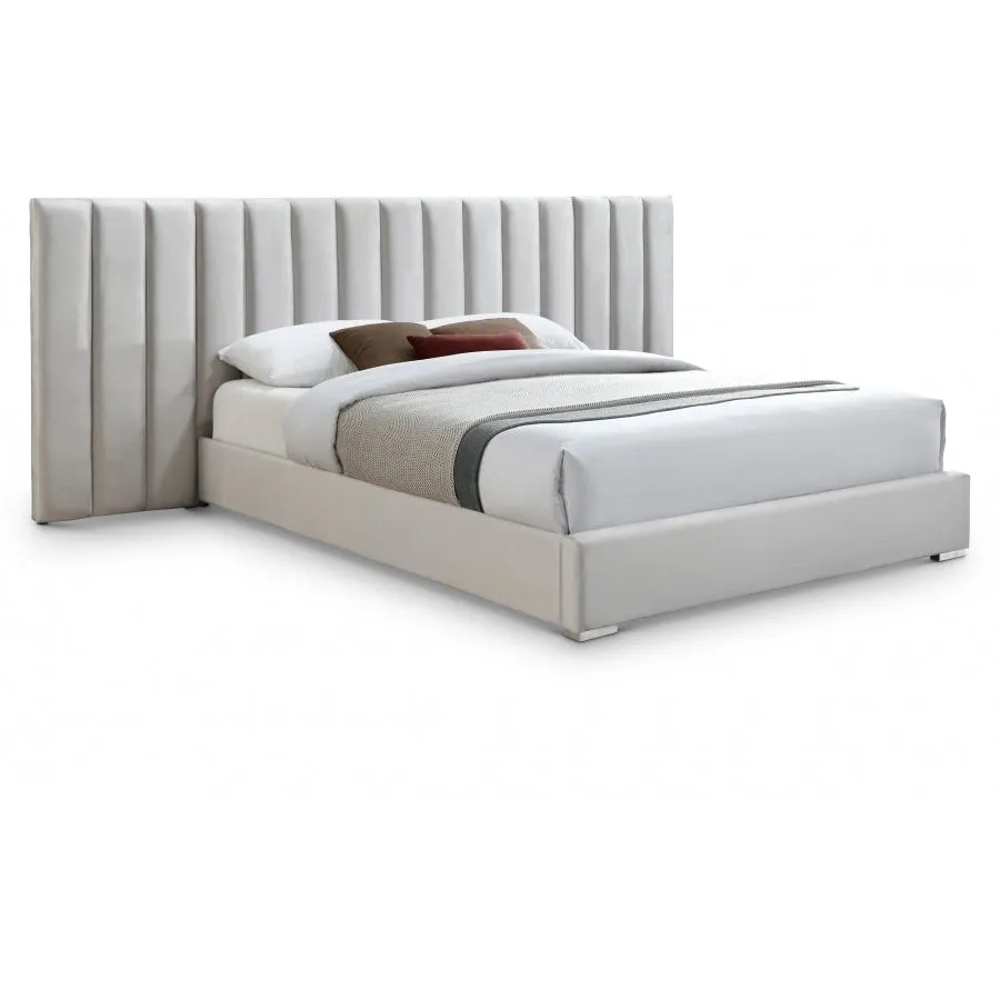 Meridian Furniture Pablo Velvet Bed