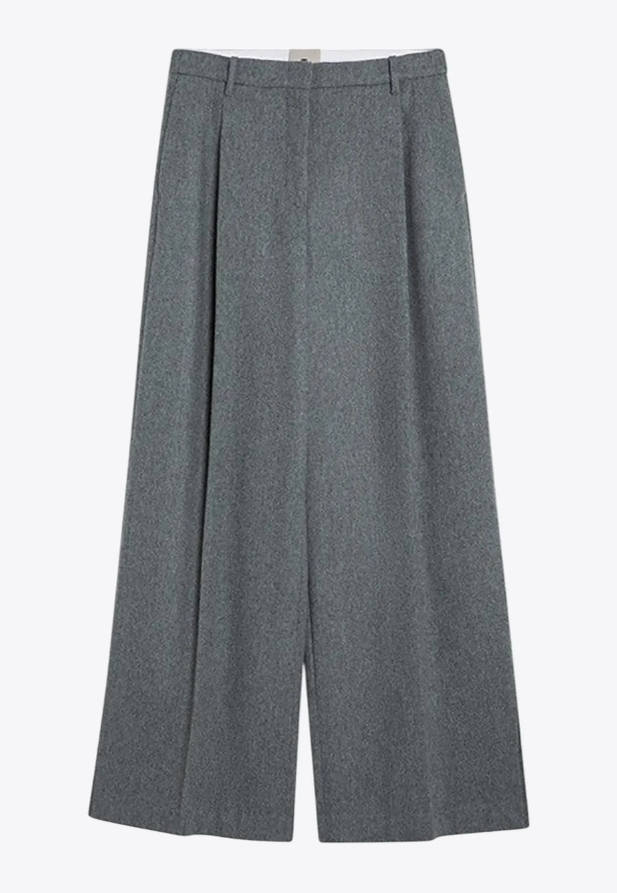 Mille Wool-Blend Wide-Leg Pants
