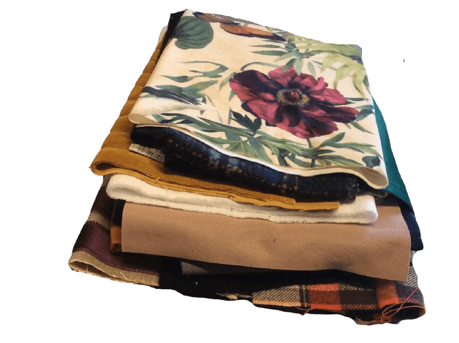 MIXED Remnant Pack  - 950g (approx) of pieces of  Fabrics  for patchwork and similar projects