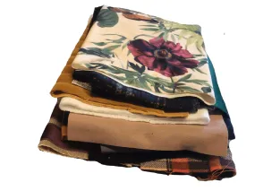MIXED Remnant Pack  - 950g (approx) of pieces of  Fabrics  for patchwork and similar projects