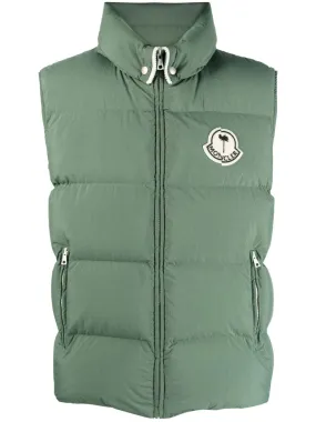 MONCLER GENIUS X 8 MONCLER PALM ANGELS Rodmar Down Gilet Green