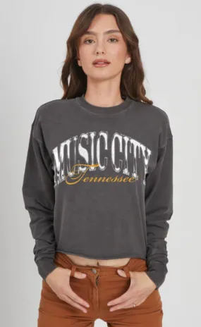 Music City Cropped Sweatshirt