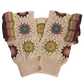 Neda Vest in Cloud by Kalinka - Last Ones In Stock - 2-4 Years