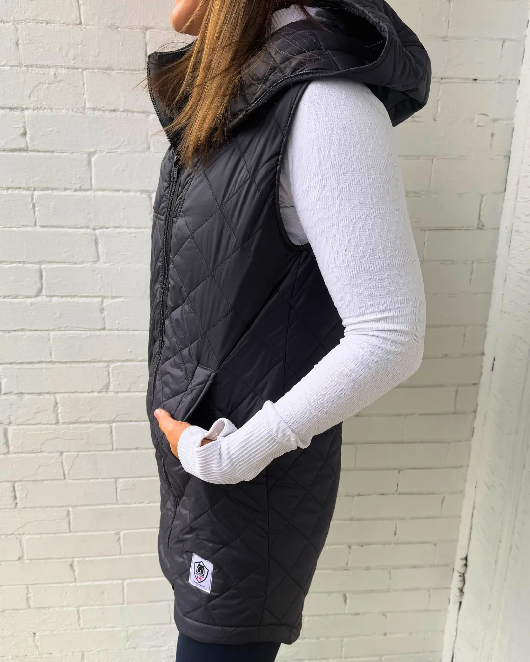 New Original Full Zip Hooded Vest