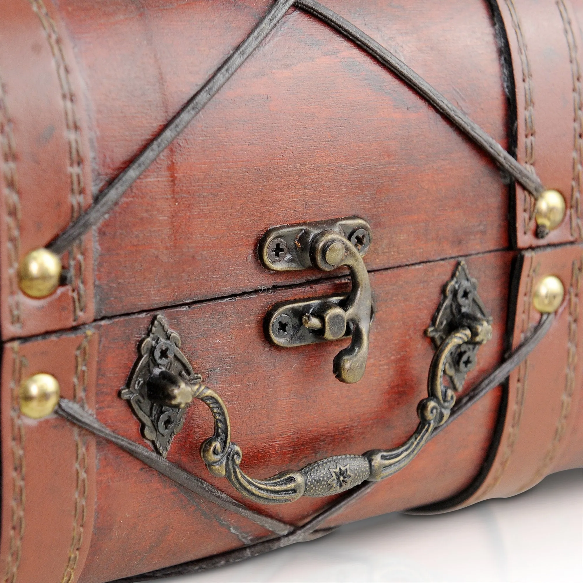 Pirate Treasure Chest Storage Box  Ji 138x91x94  Durable Wood