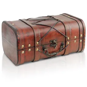 Pirate Treasure Chest Storage Box  Ji 138x91x94  Durable Wood