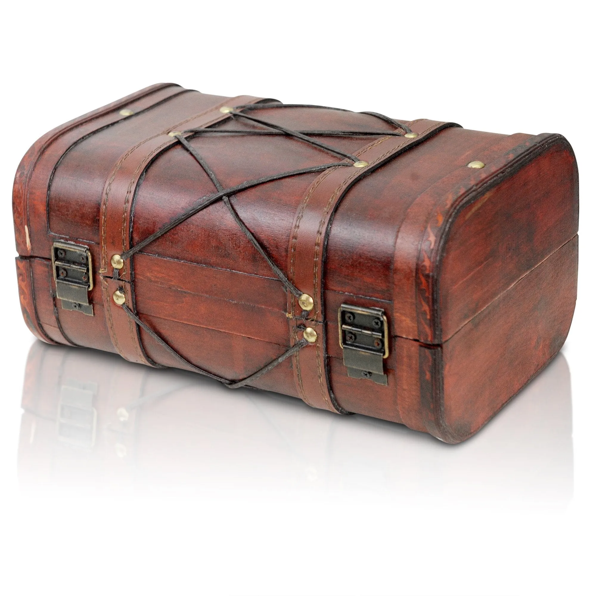 Pirate Treasure Chest Storage Box  Ji 138x91x94  Durable Wood