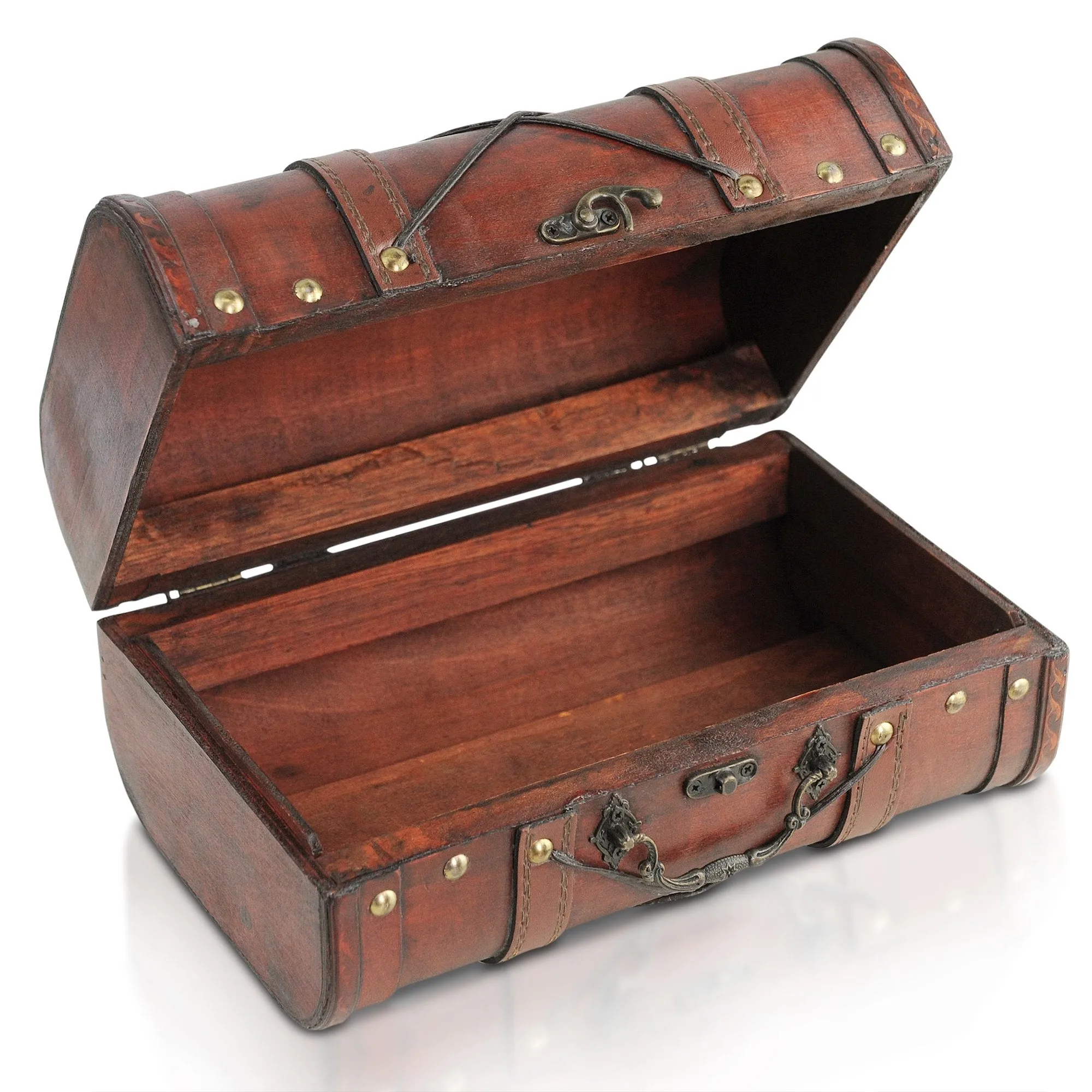 Pirate Treasure Chest Storage Box  Ji 138x91x94  Durable Wood