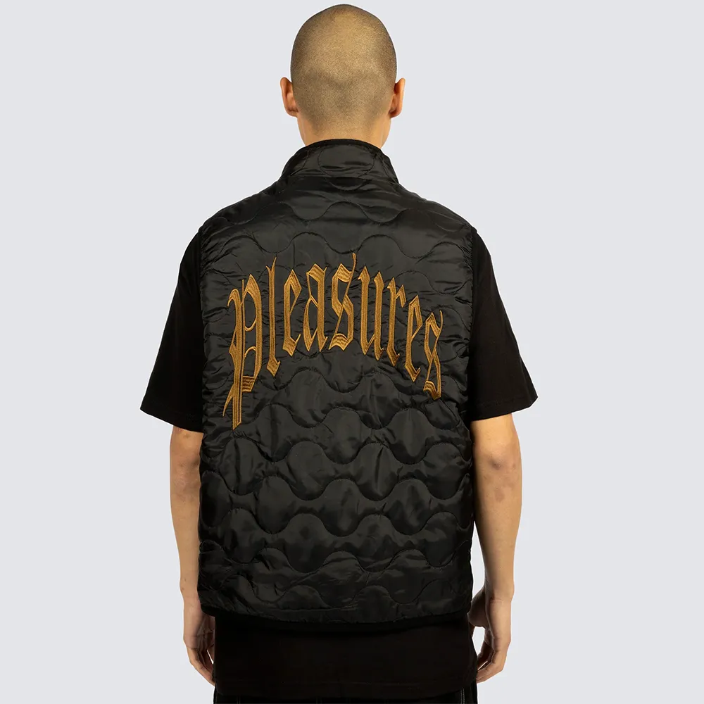 PLEASURES - FELIS REVERSIBLE VEST GOLD