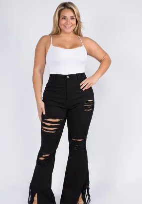Plus Too Trendy Flared Jeans