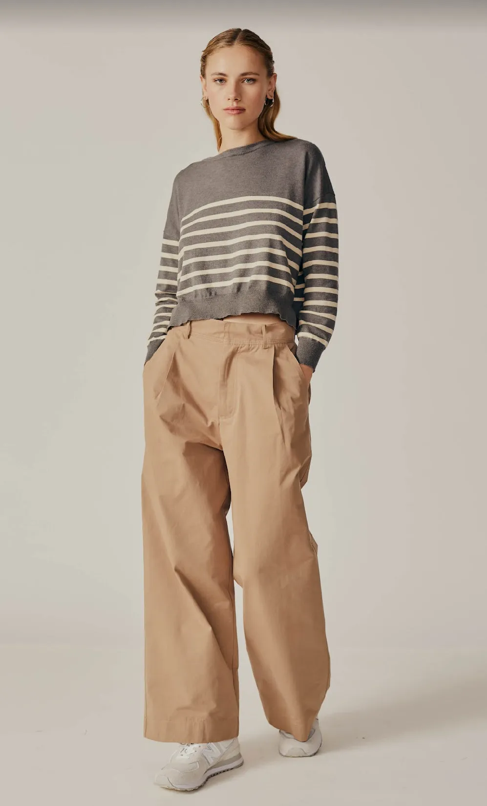 POLLY STRIPE SWEATER