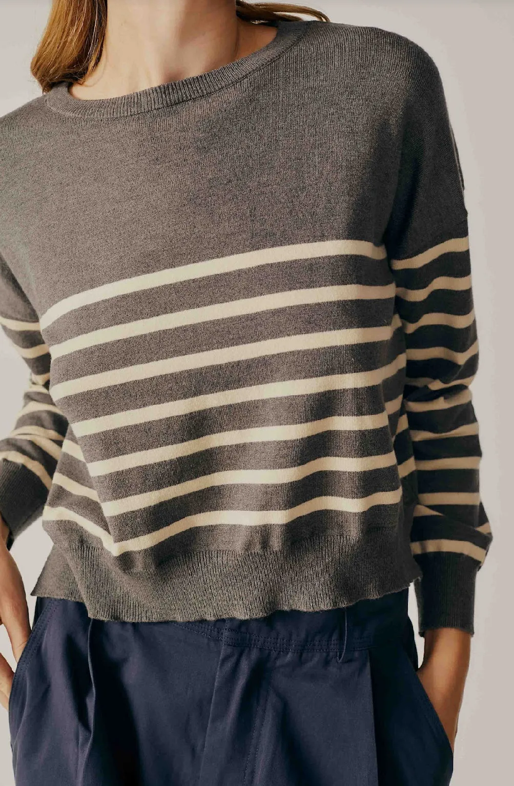 POLLY STRIPE SWEATER
