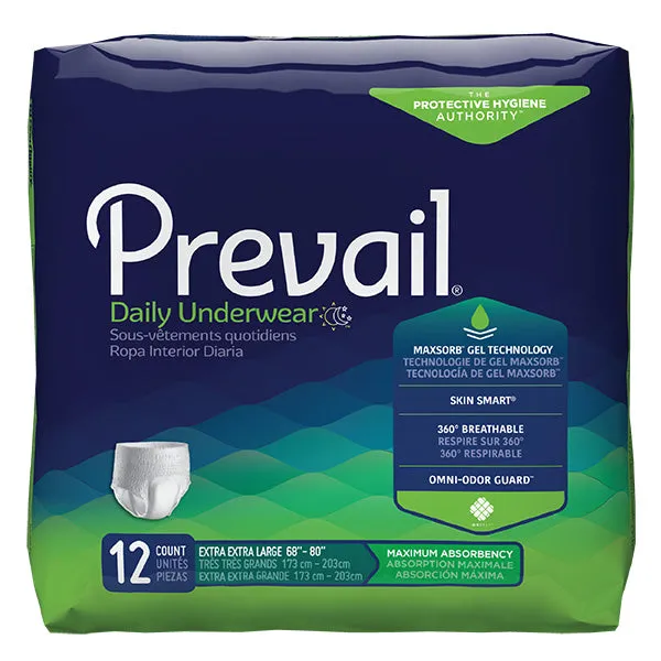 Prevail Super Plus/Maximum Daily Adult Incontinence Pullup Diaper