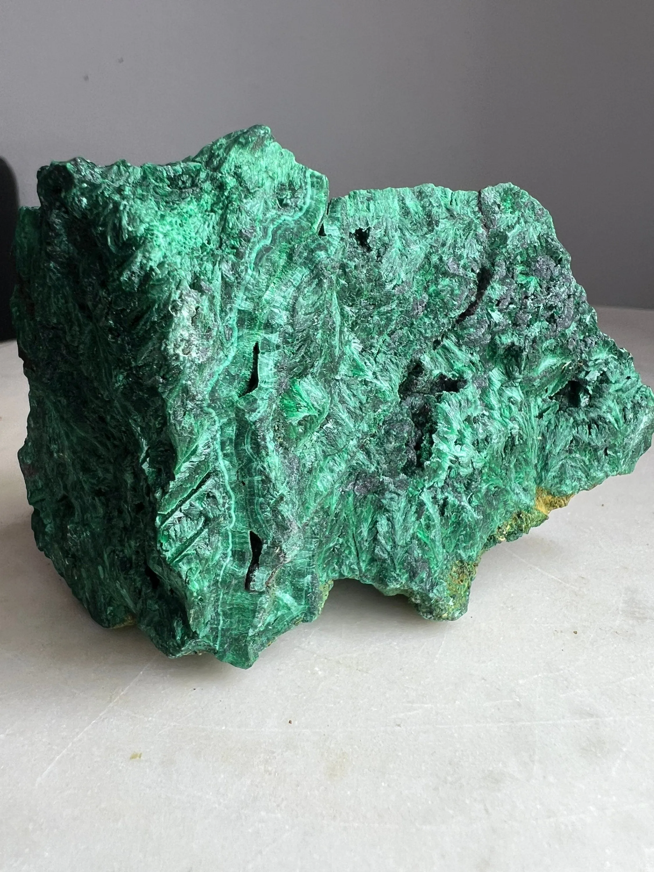 Raw malachite cluster 1 pound 2oz