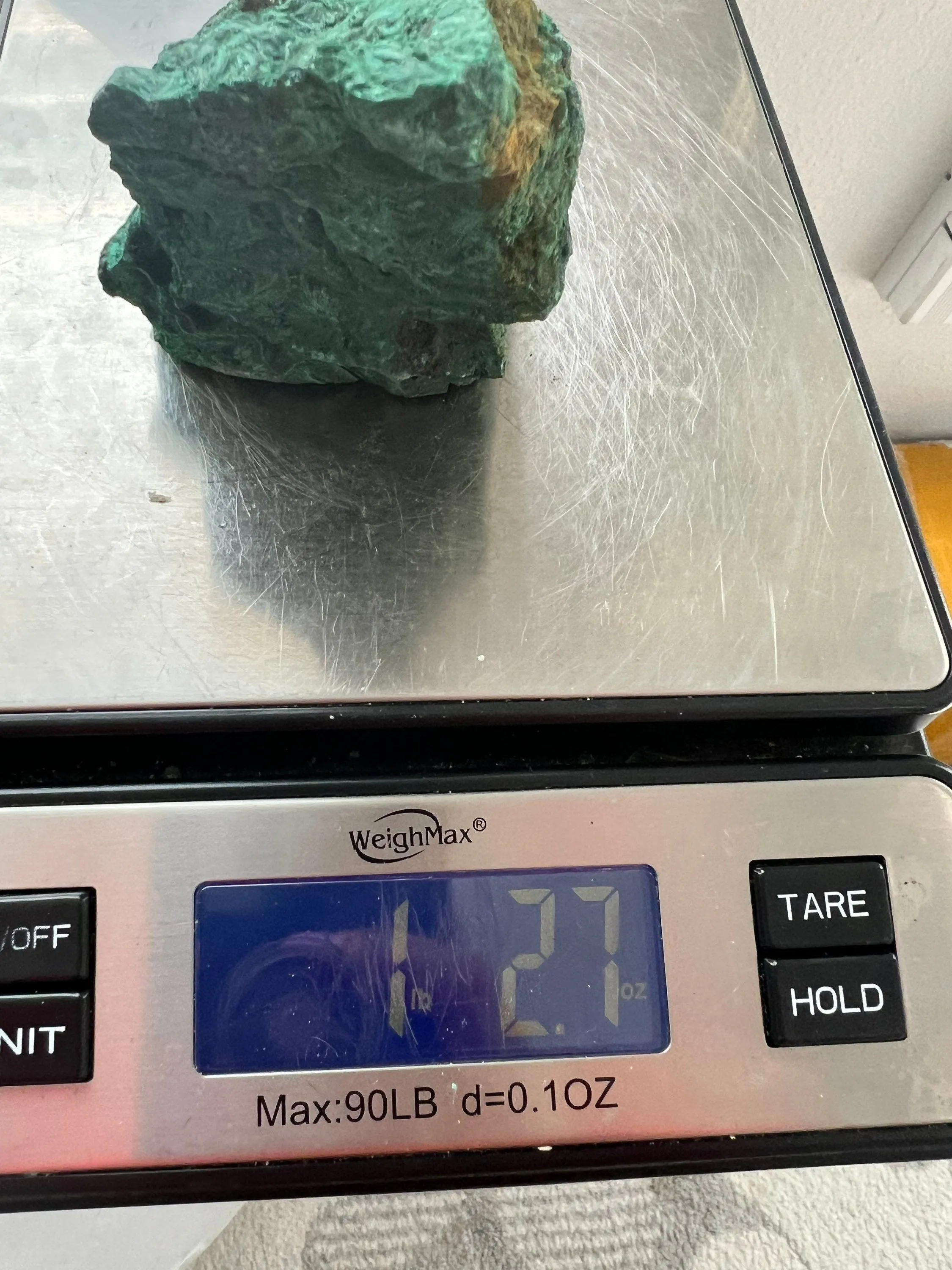 Raw malachite cluster 1 pound 2oz