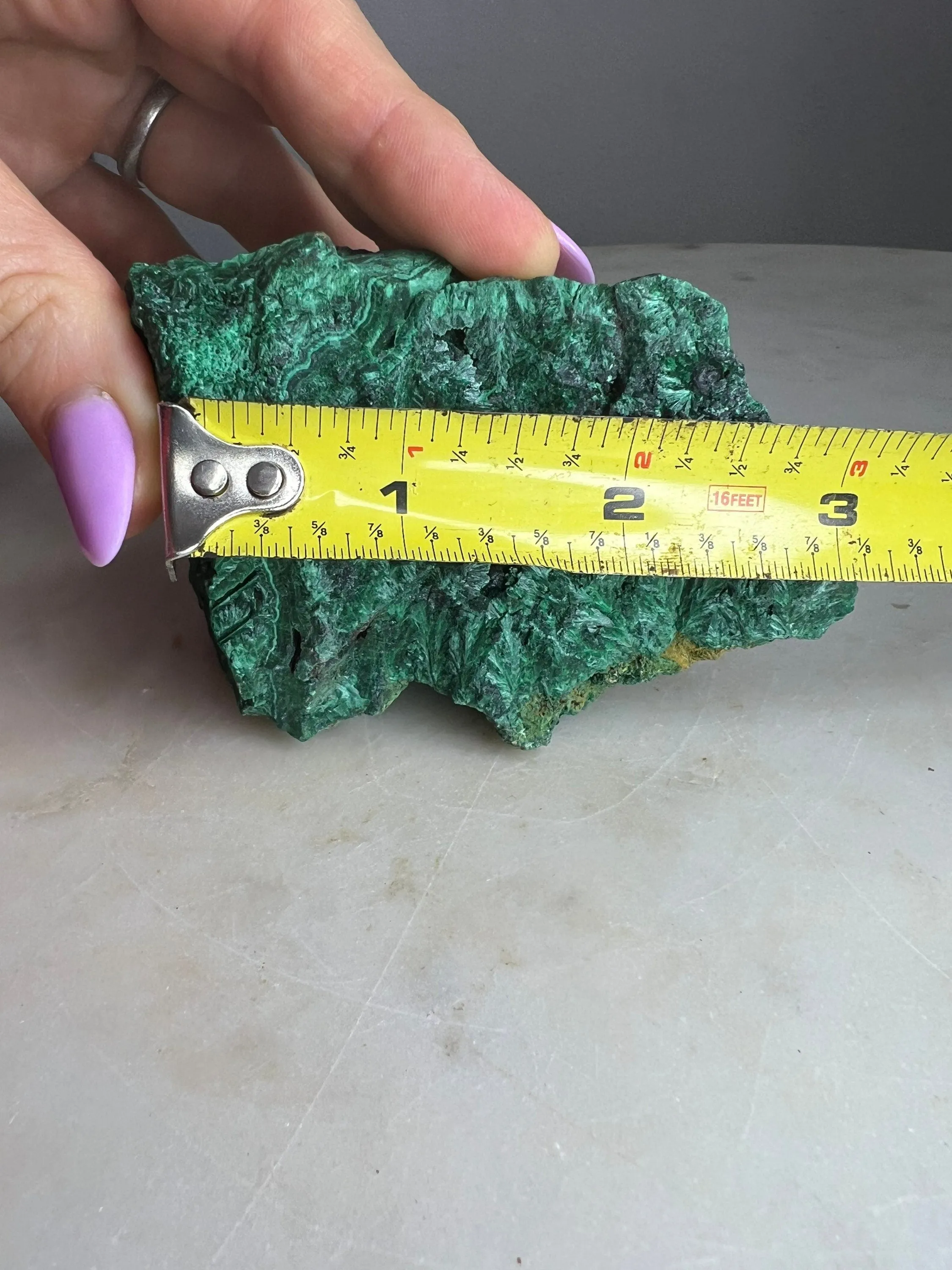 Raw malachite cluster 1 pound 2oz