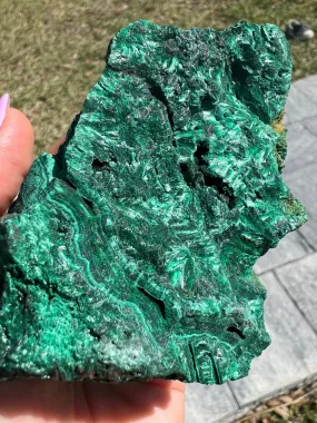 Raw malachite cluster 1 pound 2oz