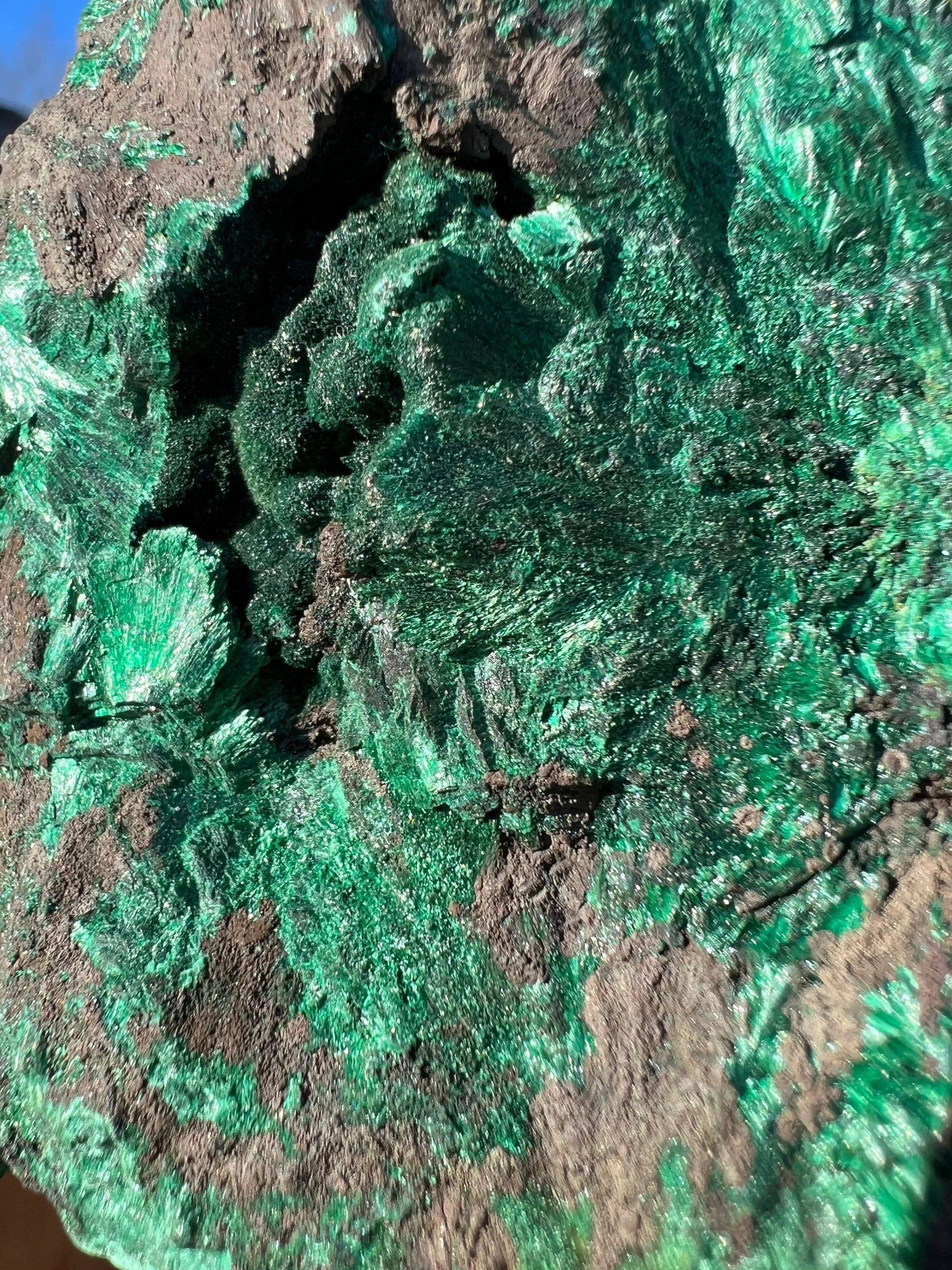 Rough natural malachite 432grams
