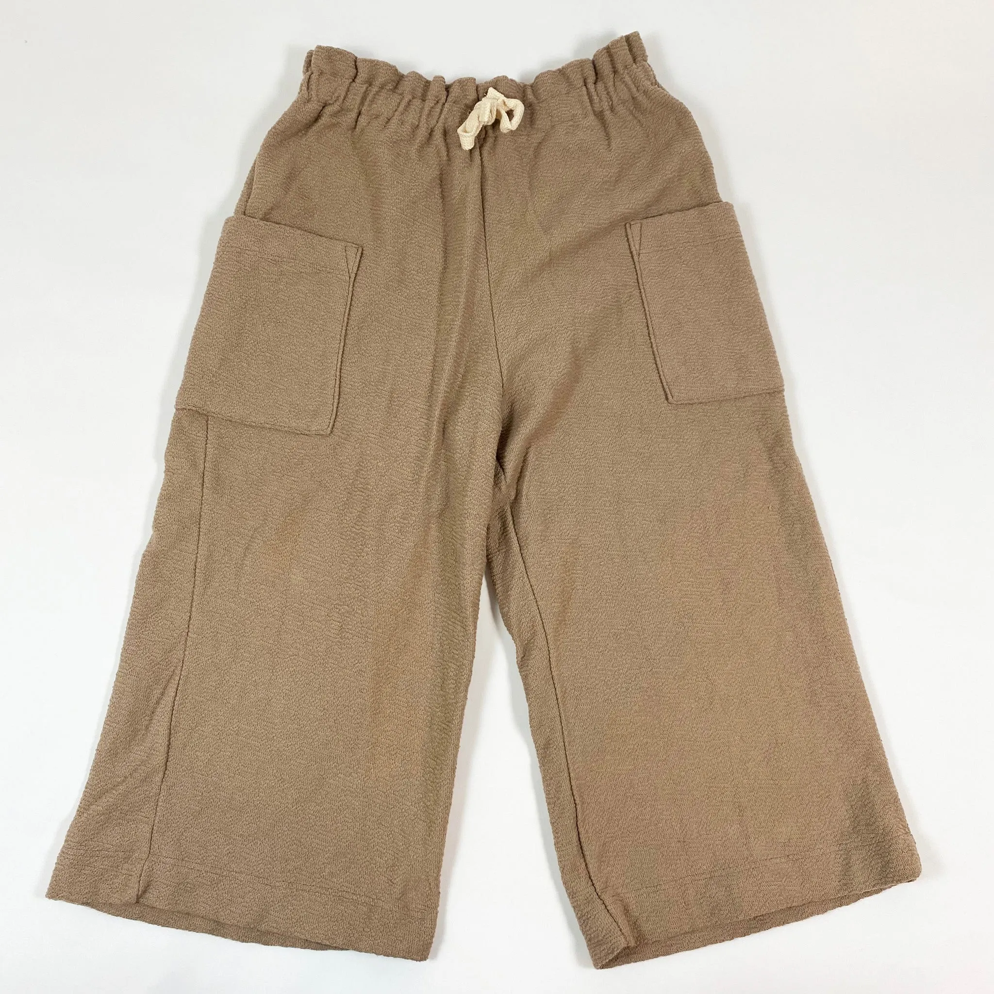 Sanetta beige organic cotton culottes 116