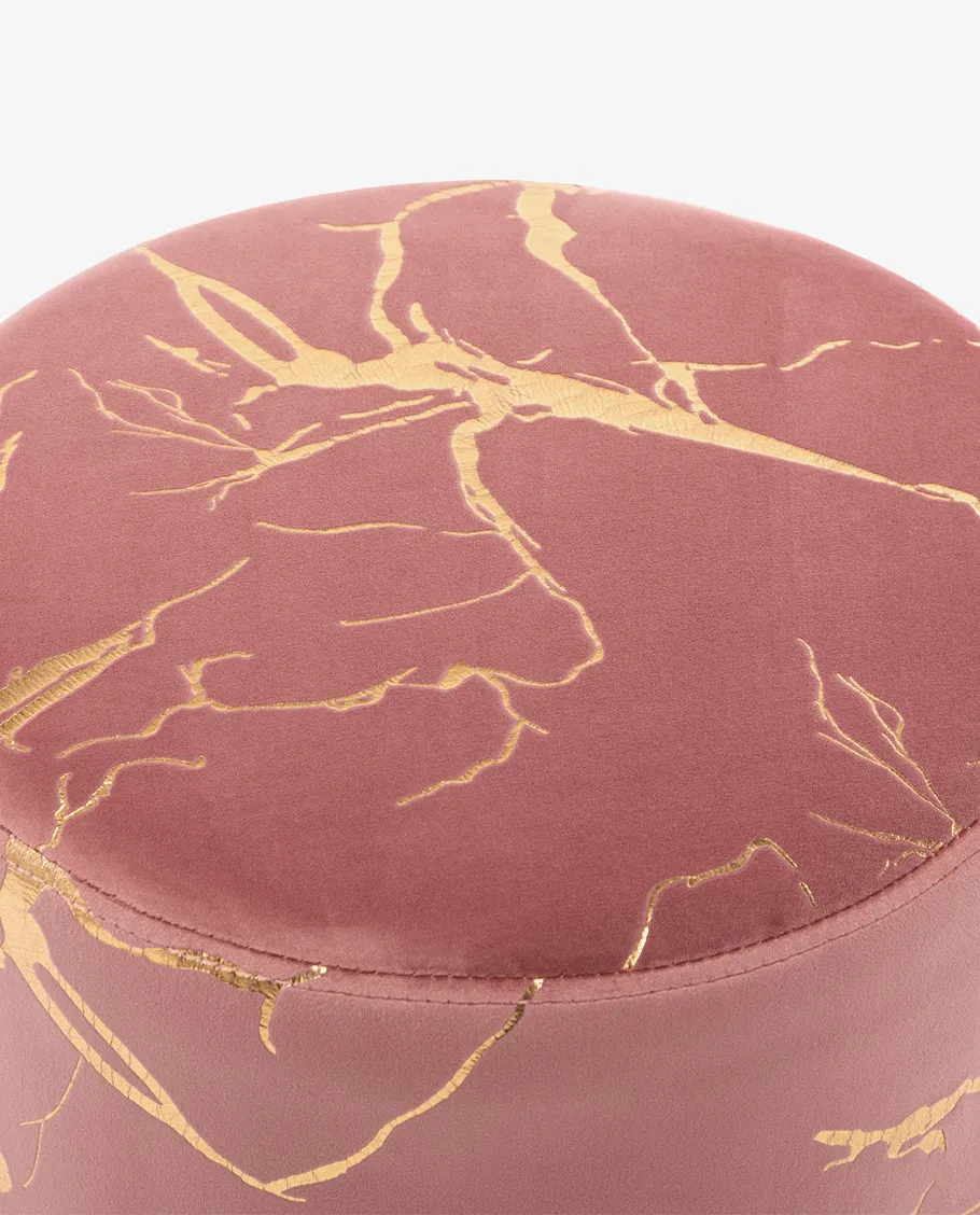 Santa Clarita Hot Stamping Pattern Ottoman