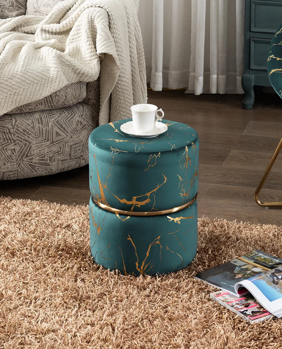 Santa Clarita Hot Stamping Pattern Ottoman