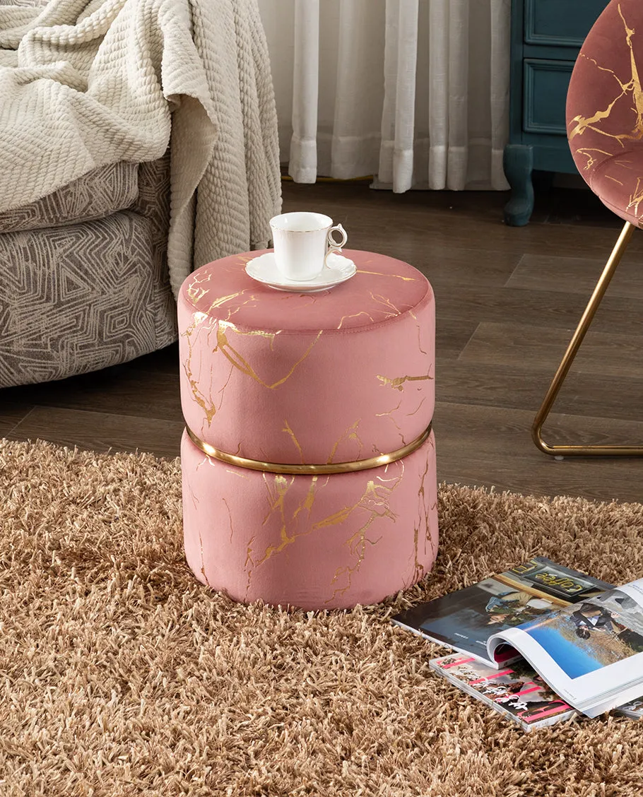 Santa Clarita Hot Stamping Pattern Ottoman